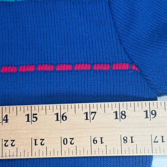 Vintage 80s Sweet Tree Rainbow Stripe Cardigan Sweater Women’s M Made USA - Picture 5 of 6